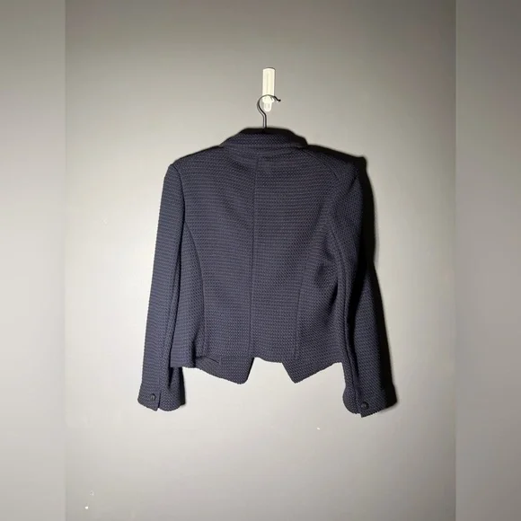Rag & Bone Elle Tweed Blazer in Navy Size 6 - Picture 4 of 6